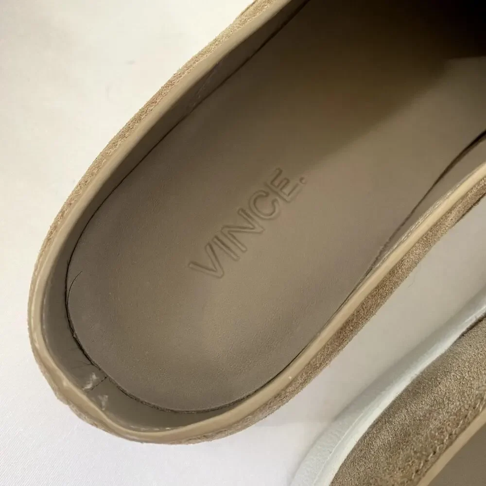 Vince Verrell Slip-On Suede Sneaker in Woodsmoke Size 8